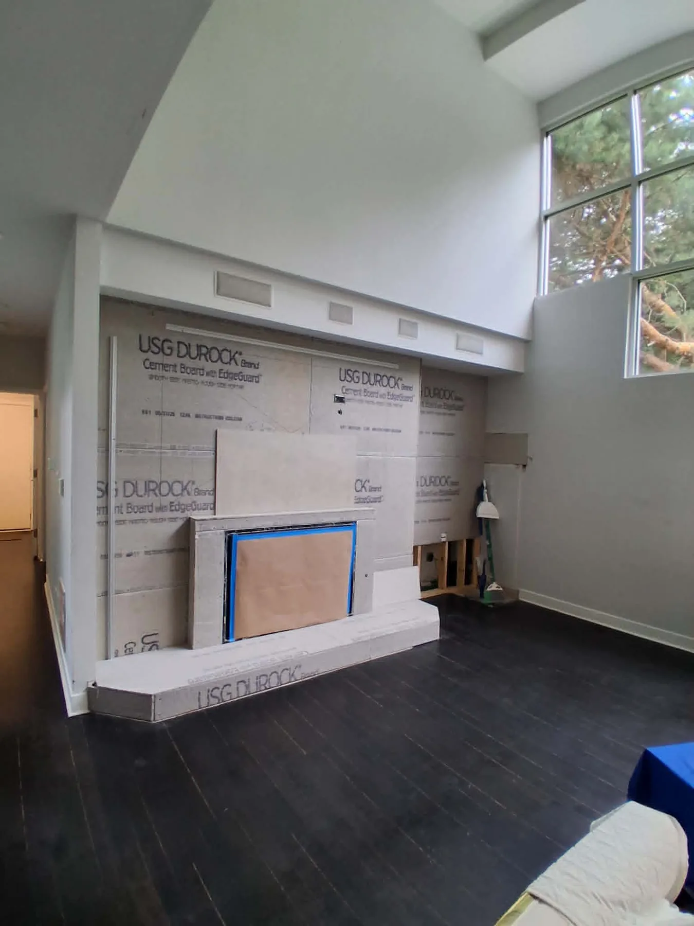 Construction work in progress